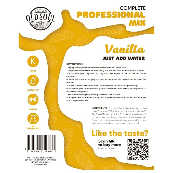 ALDKitchen Baking Mix | Dough Mix | Nut Free | Soy Free (Vanilla 10 Lbs (pack of 2 pcs))