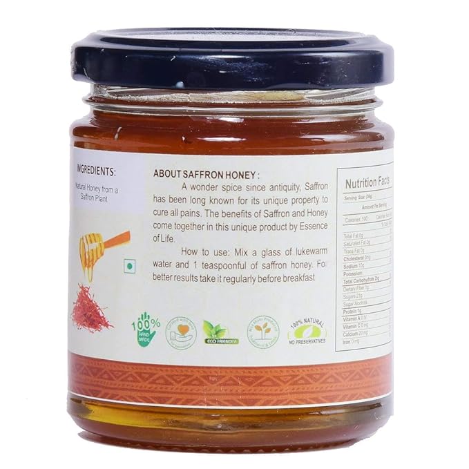 Essence of Life Saffron Honey (Seasonal) - 250gm