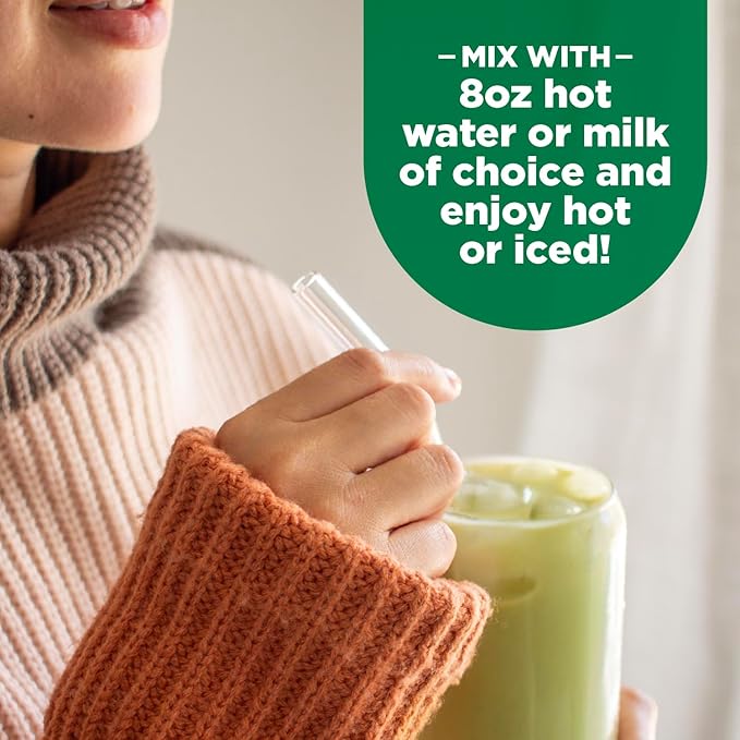 Navitas Organics Instant Matcha Latte Mix – Simple &amp Convenient Blend For Sweet &amp Creamy Latte – Mix With Water – Dairy Free &amp Low Sugar – USDA Organic Non GMO Gluten Free (11.1oz. Bag