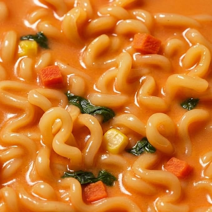 Cheesy Ramen – Spicy Cheddar Soup Ramen | Bold Cheesy Heat Korean-Style Spice | 3.92 oz (Pack of 8)