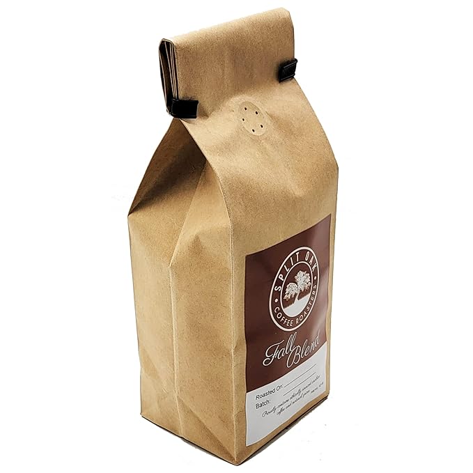 3 PACK Fall Blend Coffee hand roasted beans complex and spicy with notes of nutmeg cinnamon and pumpkin spice by SPLIT OAK COFFEE ROASTERS Medium Roast Coffee