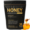 Nutrition Honey Packets Organic Premium Natural Pure Honey with Himalayan Salt Hericium Erinaceus Immune Support Prebiotic Gut Health Electrolyte Replenishment 20 Pack (1)