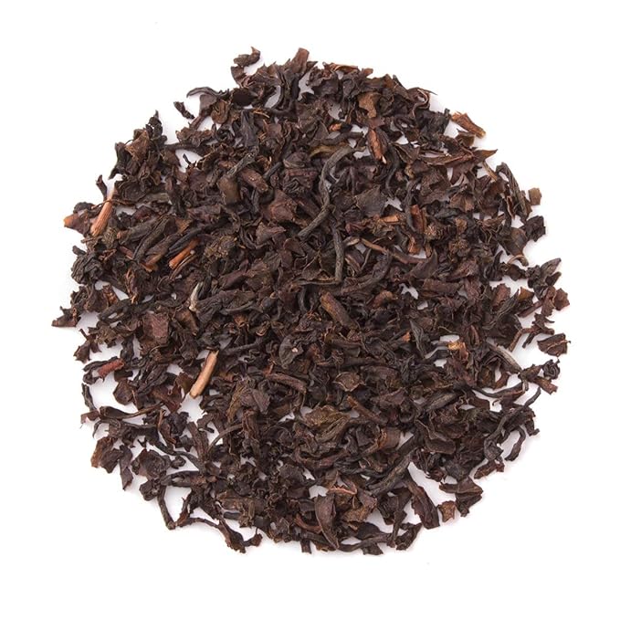 Heavenly Tea Leaves Organic English Breakfast (50 Pyramid Tea Bags) Bulk Compostable Black Tea Sachets - 100% Plastic Free Premium Quality Whole Tea Leaves in a Convenient Tea Bag