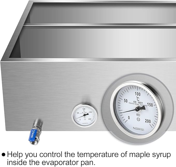 Maple Syrup Evaporator Pan Set - Premium Stainless Steel Maple Syrup Boiling Pan – One Heavy Duty Boiling For Maple Syrup Collection36Dx24Wx18.5H