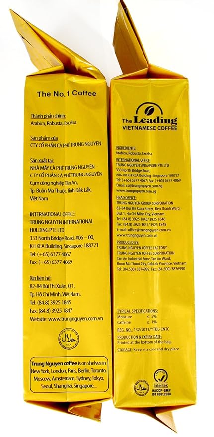 Trung Nguyen Legendee Gold Coffee 8.8 oz