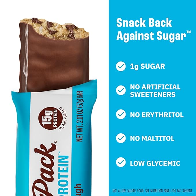 Munk Pack Variety Pack Probiotic Protein Bars | 15g Protein 1g Sugar 5g Net Carbs | Plant-Based High Protein Low Sugar Gut Health Snacks | 12 Pack