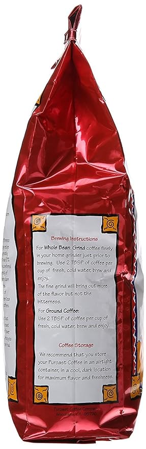 Puroast Low Acid Coffee Whole Bean | Lost Art Whole Bean | Medium Roast | High Antioxidants &amp High pH |No Bitter Aftertaste | Reduced Heartburn &amp GERD | Suitable for Cold Brew - 2.2 LB