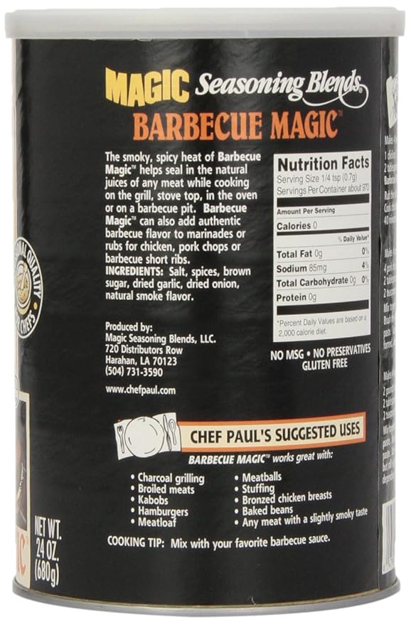 Magic Seasoning Blends Barbecue Magic Seasoning Blend 24-Ounce Canister (Pack of 4)