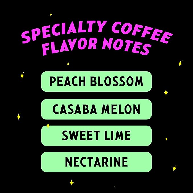 Organic USD Certified Swiss Water Process Decaf Whole Bean with tasting notes of Peach Nectarine Blackberry &amp Lime. Experience Orbital's Full-bodied clean and sweet brown sugar finish - 12 Oun