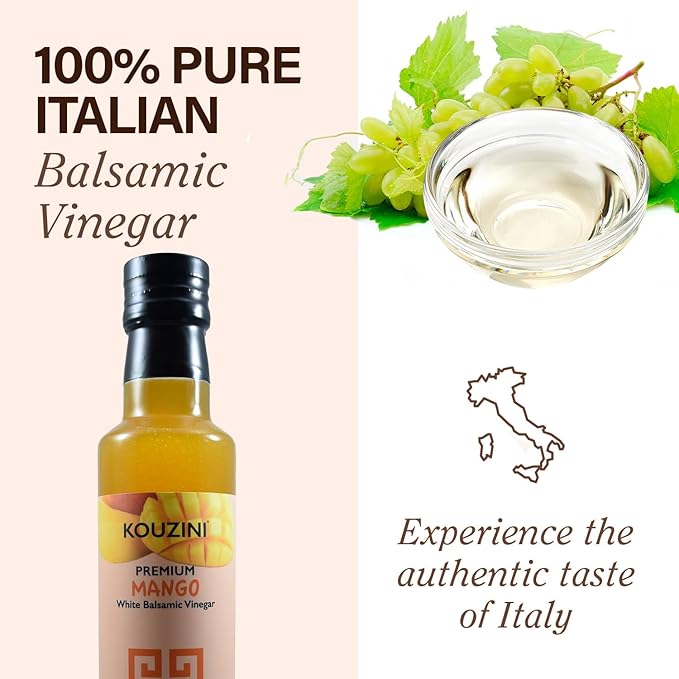 Kouzini Ultra Premium Mango Balsamic Vinegar (250ML Bottle)