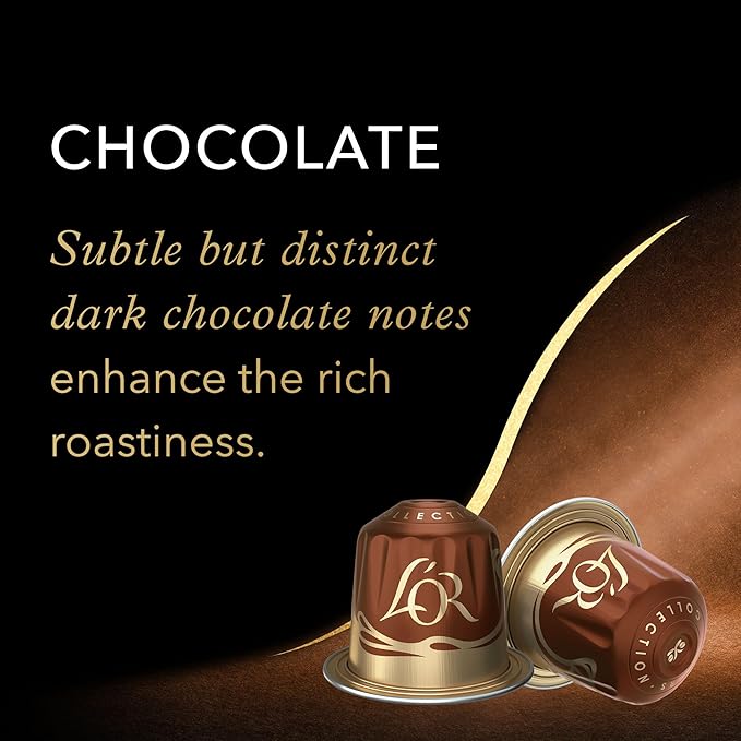 L'OR Espresso Capsules 30 Count Variety Pack Vanilla/Chocolate/Caramel Single-Serve Aluminum Coffee Capsules Compatible with the L'OR BARISTA System &amp *Nespresso Original Machines