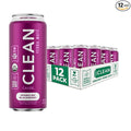 CLEAN Cause Low Calorie Blackberry Yerba Mate Tea Sparkling USDA Organic Energy Drink Alternative Low Sugar 160mg Natural Caffeine Soda Alternative Plant-Based (16oz cans 12-Pack Case)
