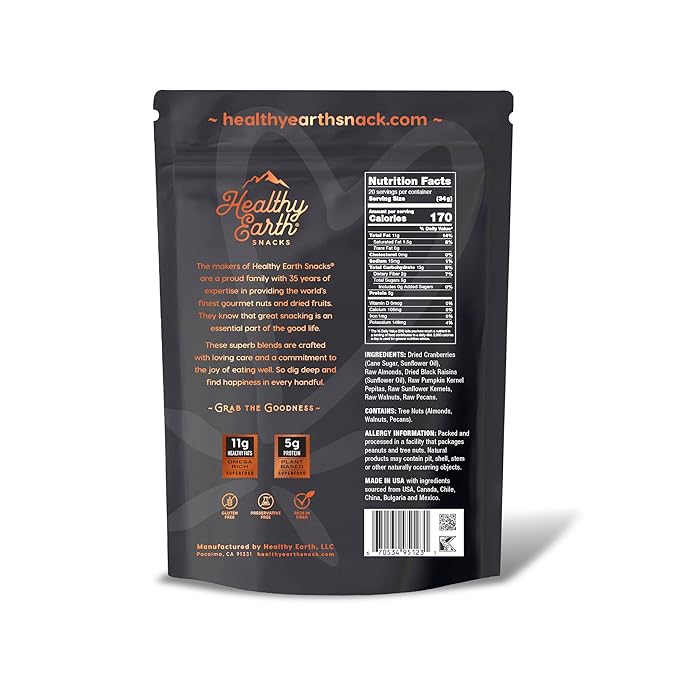 Mixed Nuts Unsalted | Trail Mix | Trail Mix without Peanuts | Gourmet Snacks Protein Snacks Gluten Free No Preservatives High Fiber (Wellness Support)