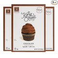 King Street Baking Co Chocolate Cupcake &amp Cake Mix - 7 Ingredient Box Mix With Real Cocoa - 3 Pack