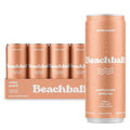 Beachball Organic Iced Tea White Peach Cold Brewed White Tea Low Sugar 12 pack (12oz can) antioxidants immune support electrolytes vitamin c