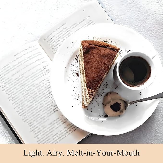 ANDY ANAND CHOCOLATIER Sugar Free Gourmet Tiramisu Mousse Chiffon Cake Decadent Delight! Velvety Baked Fresh Daily Fresh and Natural Ingredients No Preservatives Amazingly Delicious and Light (2.2