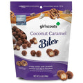 Edward Marc Girl Scouts Coconut Caramel Bites - Inspired by Girl Scout Cookies Crispy Coconut and Dark Chocolate - 5.5 oz Resealable Bag - Gourmet Chocolate Gift - Pack of 10