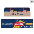 Barilla Spaghetti Pasta 32 oz. Box (Pack of 12) - Non-GMO Made with Durum Wheat Semolina - Kosher Certified