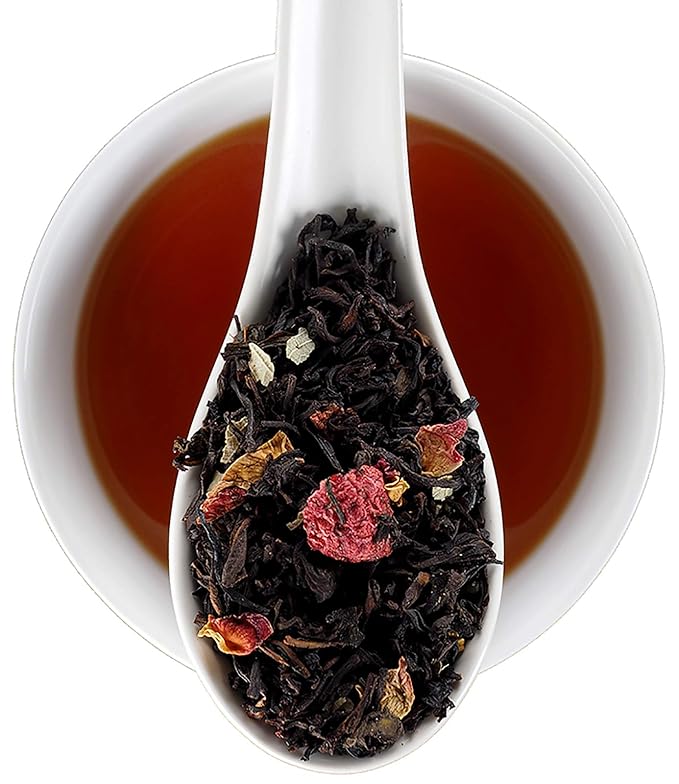 Elmwood Inn Fine Teas Raspberry Black Tea 16-Ounce Pouch