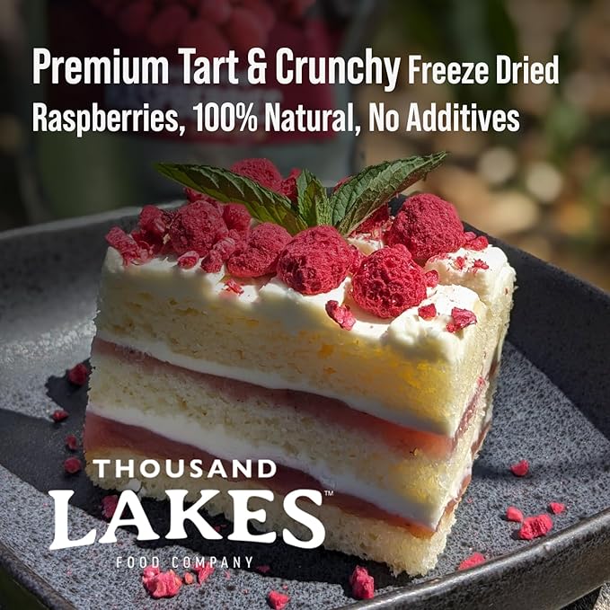 Thousand Lakes Freeze Dried Raspberries and Strawberries