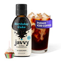 Coffee Concentrate - Limited Release Flavors - Cold Brew Coffee Perfect for Hot or Iced Instant Coffees Hot Drinks Cold Brew Concentrate 35 Servings - Birthday Cake