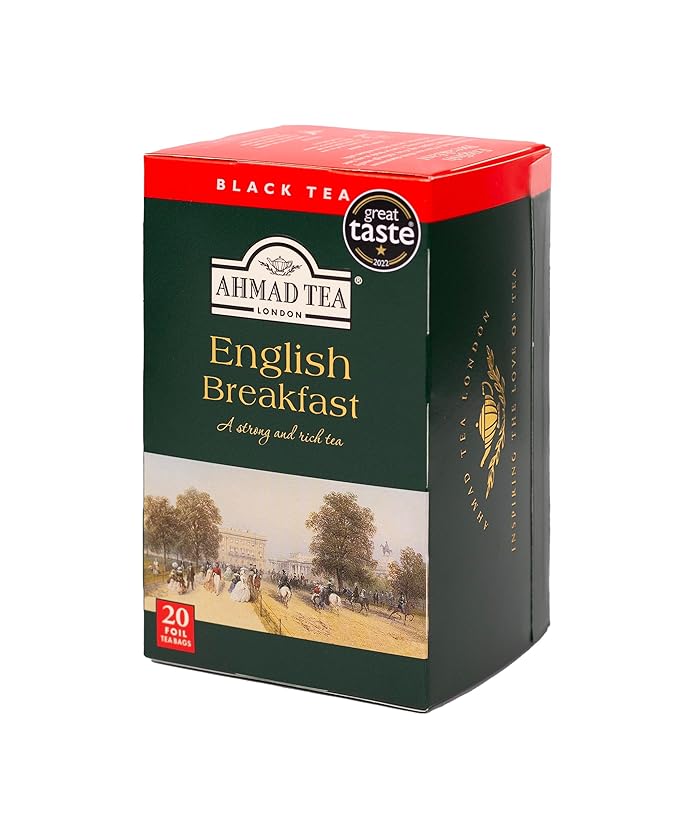 Ahmad Tea English Breakfast Tea 20-Count Boxes (Pack of 6)