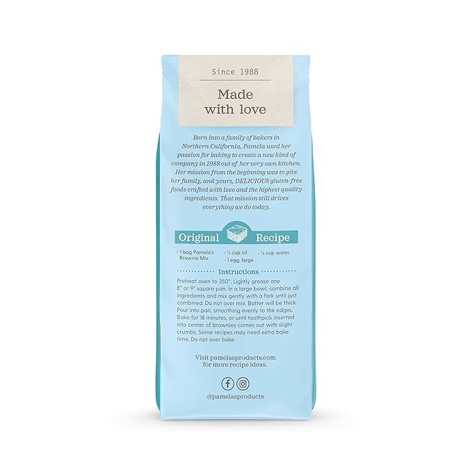 Pamela's Gluten Free Chocolate Brownie Mix 16 OZ