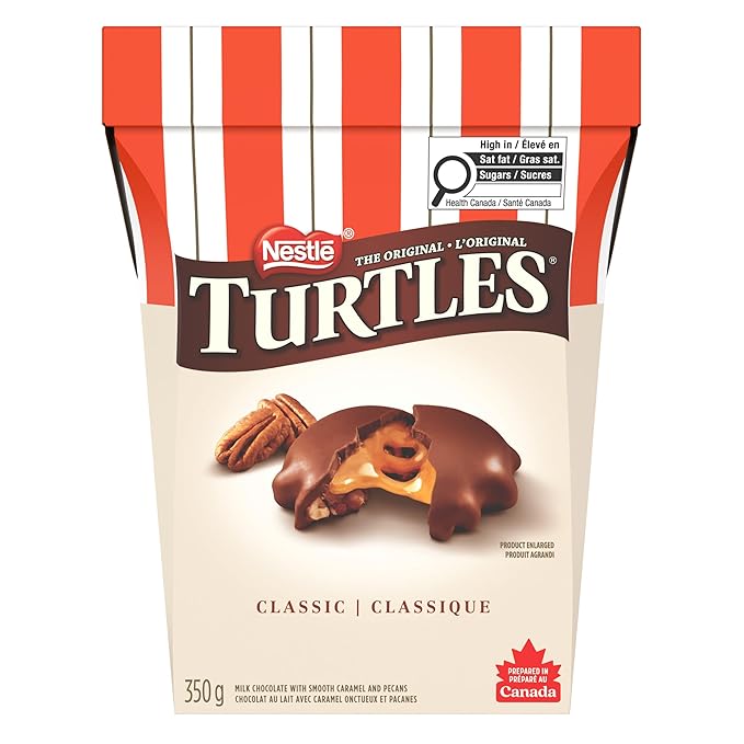 Nestle the Original Turtles 100% Pecan 350g/12.34oz Box {Imported from Canada}