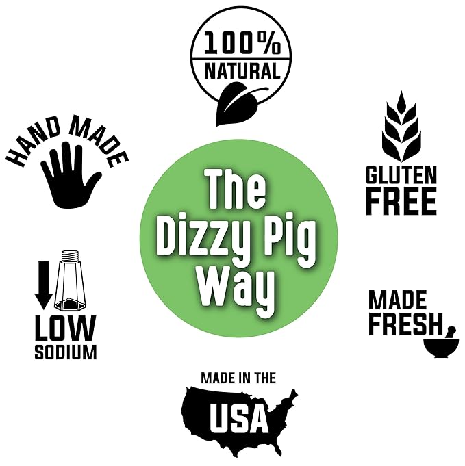Dizzy Pig Shakin' the Tree Gourmet Lemon Pepper Seasoning Rub (Quart Shaker) - Seasons Around 120lbs of Food - Hand Made in the USA - MSG Free Gluten Free
