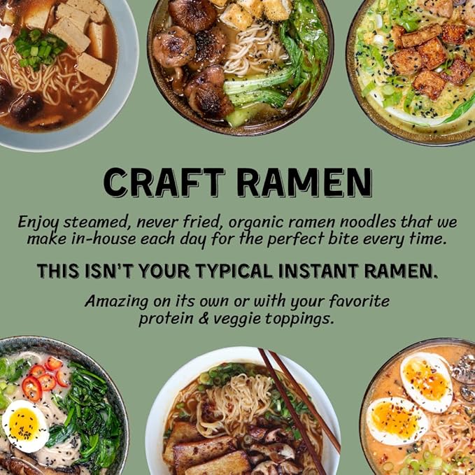 Mike's Mighty Good Vegetarian Miso Soup - Instant Ramen Noodles - Organic and Non-GMO Instant Noodles - Miso Ramen - Vegan Soup - 2.1 Ounces - 7 Pillow Packs
