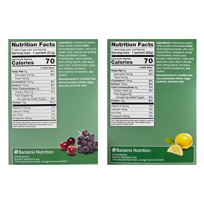 PROTIFIT - High Protein Cranberry Grape &amp Pink Lemonade Fruit Drink 2 Pack 15g Protein Low Calorie Sugar Free Ideal Protein Compatible 7 Servings Per Box (2 Pack)