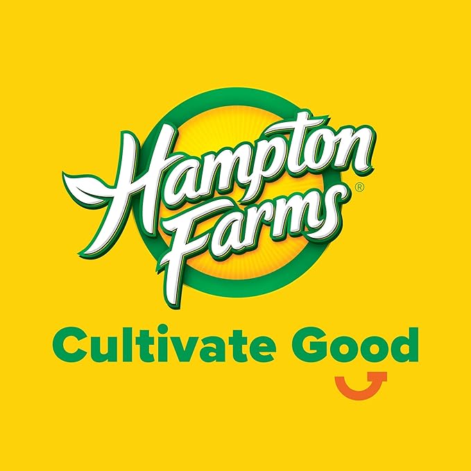 Hampton Farms - Super Extra-Large Sweet Honey Roasted Peanuts – 40 oz Resealable Bag – 2-Pack - Crunchy Glazed Snack for Charcuterie Boards Lunches &amp Sweet-Salty Cravings