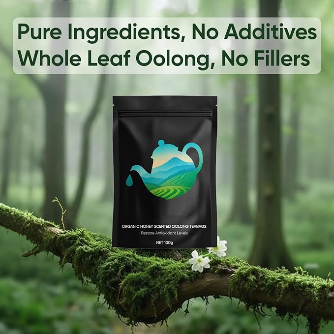 Oolong Tea Whole Leaf Tea Bags Natural Digestion &amp Daily Balance Support Vegan &amp Non-GMO 20 Count (1)