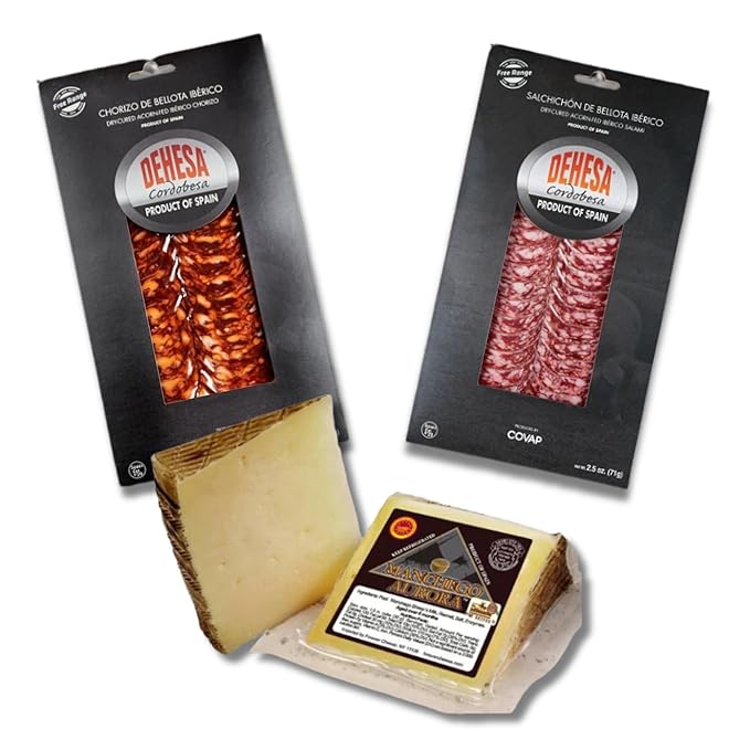 Indulge in Spain’s Flavors with Our Authentic Spanish Charcuterie Board Bundle – Premium Iberico Pork Meats &amp Artisanal Cheeses for Unforgettable Entertaining