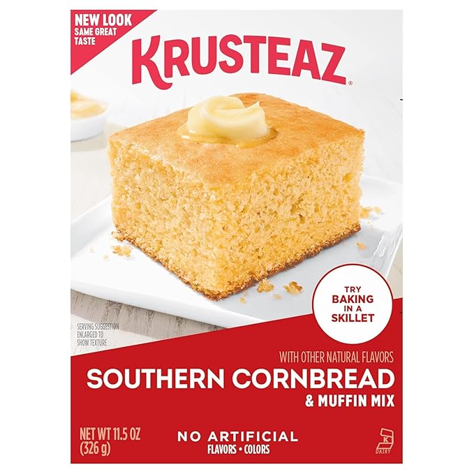 Krusteaz Baking Variety Pack – Southern Cornbread &amp Muffin Mix (11.5 oz 2 Count) &amp Pie Crust Mix (20 oz 2 Count) – 4 Box Bundle (Variety Pack)