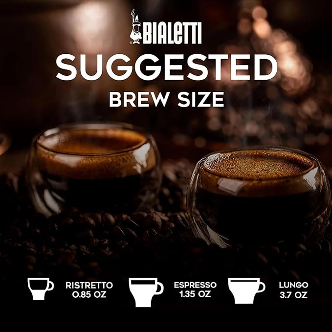Bialetti Deciso Espresso Capsules 60 Pack – Original Machine Line Compatible Coffee Pods Intensity 12 Bold Dark Roast with Spicy and Fruity Notes