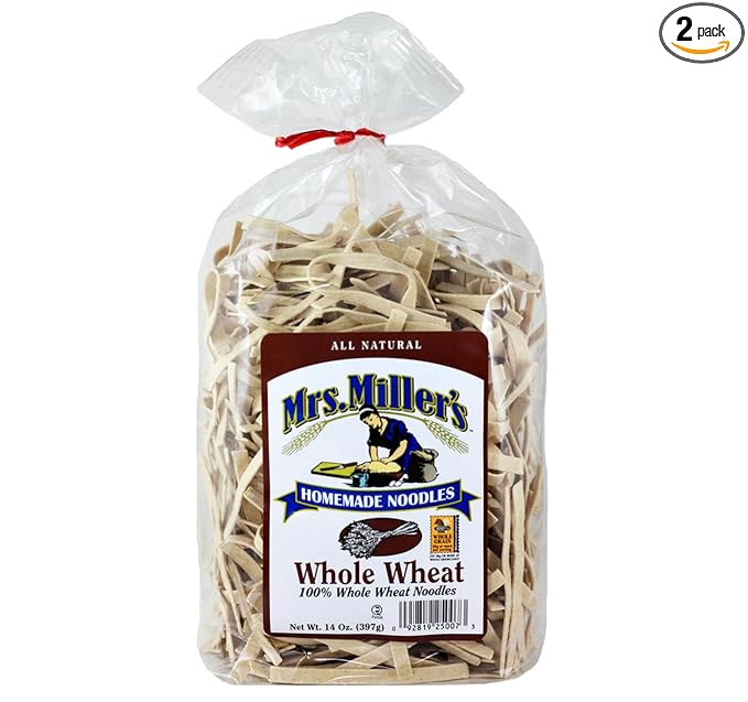 AmishTastes Mrs. Miller's Whole Wheat Noodles 14 Oz. (Pack of 2)
