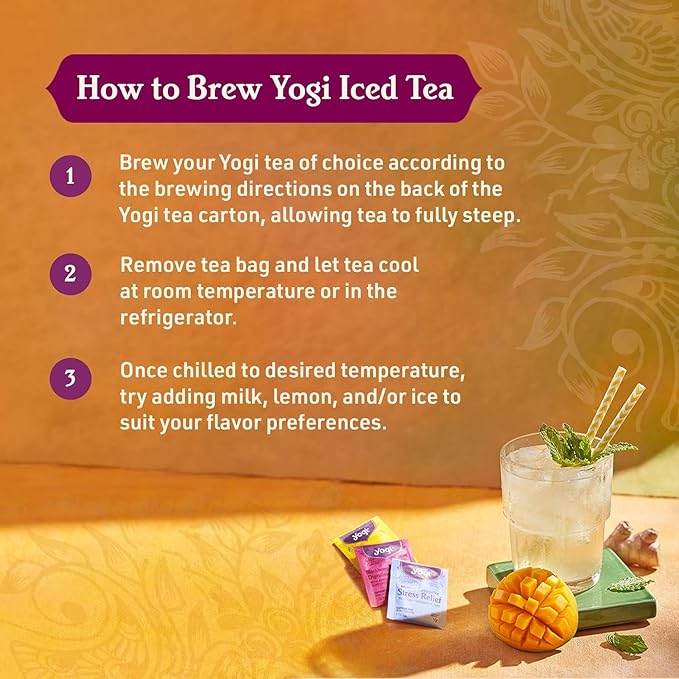 Yogi Tea - Honey Lemon Throat Comfort (6 Pack) - Soothes the Throat - 96 Tea Bags
