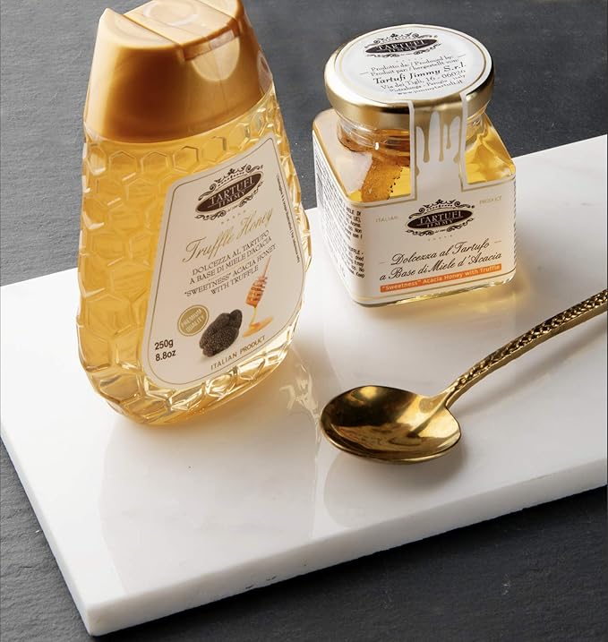 Tita Italian Truffle Acacia Honey 100% Pure Healthy[Vitamins Organic Acids Antioxidants] Gluten- free Sweet Dripping Honey Energy Booster Versatile Glazing Agent Net Wt: 4.23 oz / 120 Gr