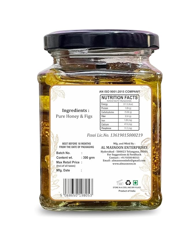 AL MASNOON Honey with Figs/Dried Figs Dipped