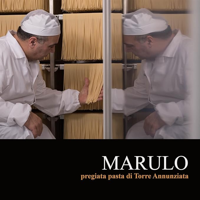 Marulo Organic Linguine (Pack of 12 1.1 lb Each) – USDA Certified Organic Italian Bronze-Die Cut Artisan Pasta Only 2 Ingredients Imported from Campania Italy | USDA Certified
