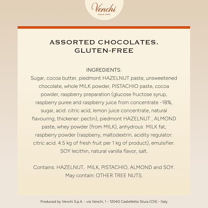 Venchi - Spring Hamper with Assorted Chocolates Venchi Spring Collection 7.26 Oz Gluten Free Gift Idea
