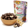 NY Spice Shop Dark Chocolate Covered Cashews - 3 Pound Bulk Sweet &amp Crunchy Chocolate Cashews Snack - Chocolates Treats for Festive Parties Dessert Topping &amp Celebration Tables