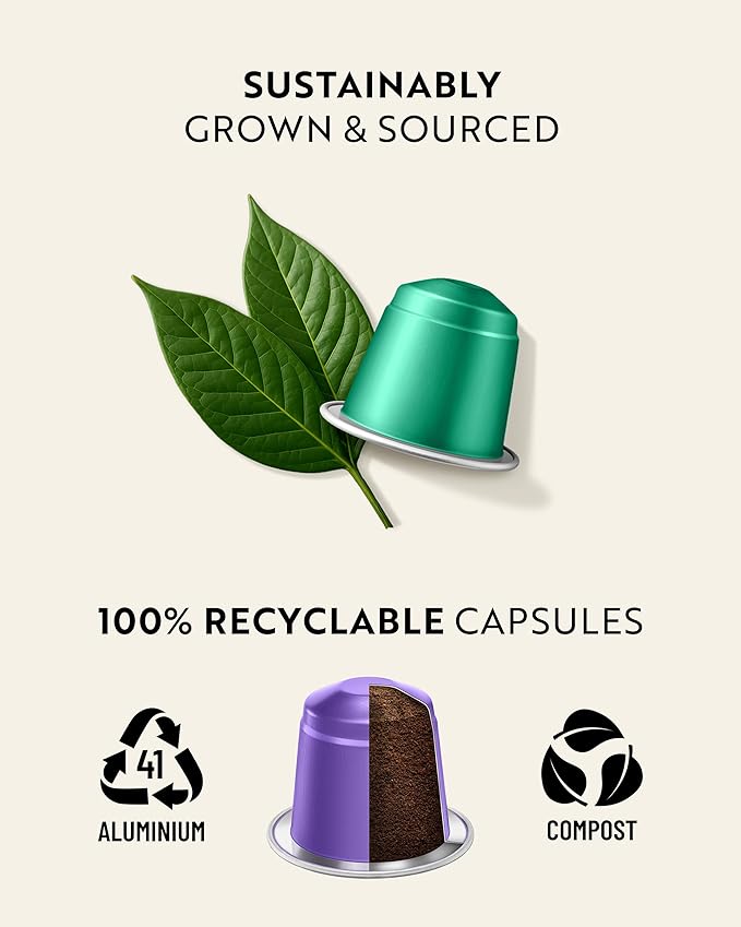 ROSSO CAFFÈ 120 Espresso Coffee Pods for Nespresso Original Machines - Value Intense Pack of Rich and Bold Capsules 3 Premium Dark Roasts Flavors (Intensity 9-12)