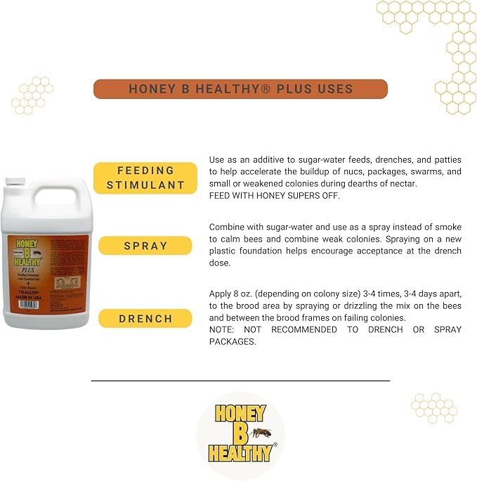 Plus 1 Gallon Jug Feeding Stimulant with Essential Oils + Cedar Booster