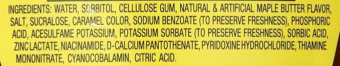 Maple Grove Farms Sugar Free Syrup Butter Flavor 12 Ounce (Pack of 12)