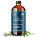 Bluestem Botanicals Organic Thyme Simple Syrup 8 oz Cocktail and Mocktail Mixer for Drinks Non-Alcoholic