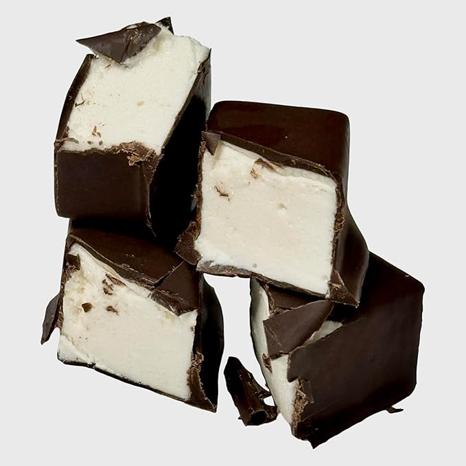Bird Milk Candies Airy Souffle Coated in Dark Chocolate by Helen Bakery Handcrafted in Small Batches 30 pcs per pack 20 oz | 566 g (pack of 2)