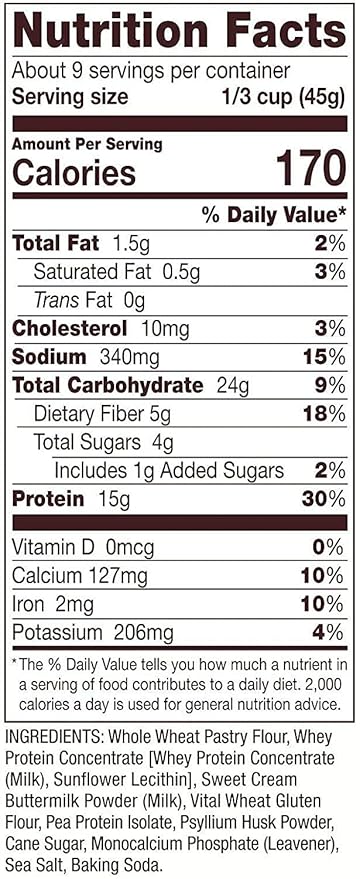 Bob's Red Mill Mill Protein Pancake and Waffle Mix 14-ounce (Pack of 4)