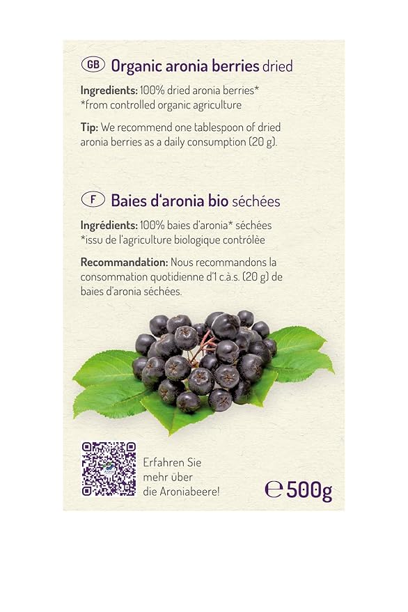 Aronia Chuckberry Unsweetened LowSodium Vegan 18oz